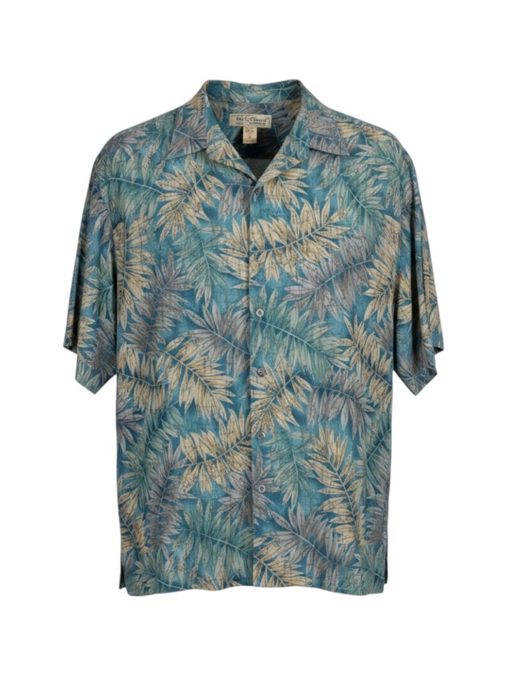 Tori Richard Hawaiian Shirt L Blue